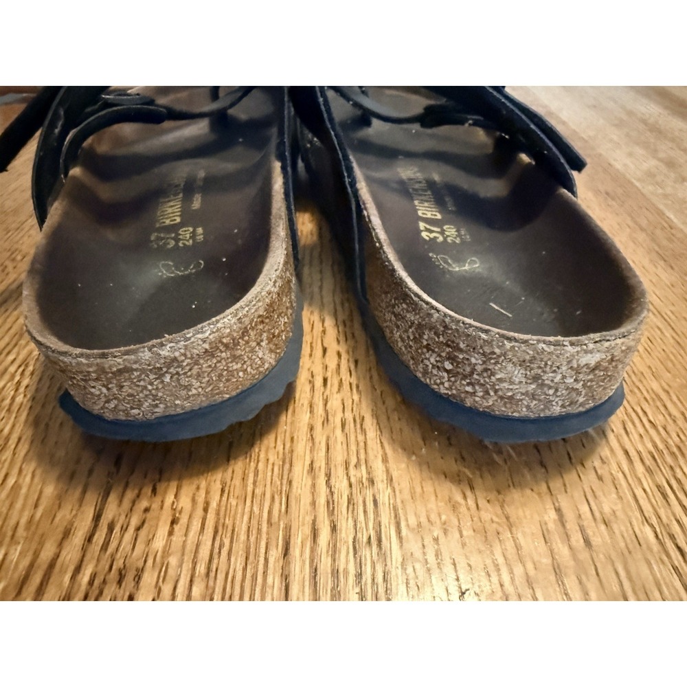 Birkenstock Mayari Birko-Flor Toe Loop Women's Sandals Black Regular EU 37 Reg - Picture 5 of 8